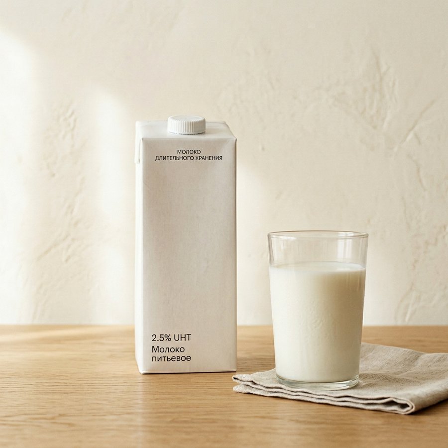 Молоко питьевое 2,5% UHT оптом — Молоко длительного хранения